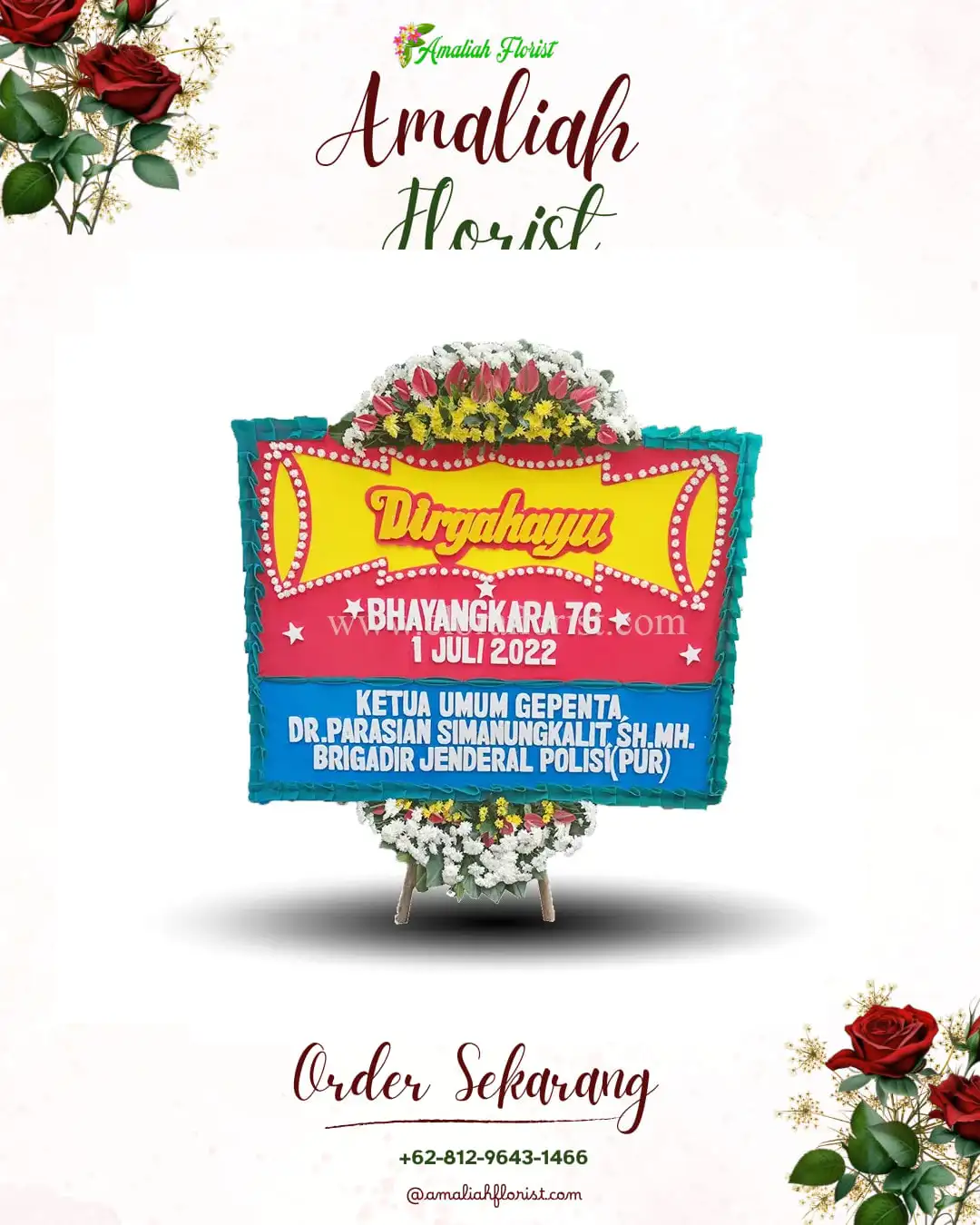 Papan Bunga HUT Ulang Tahun Sunter Agung